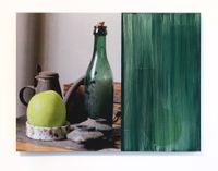 Marina Herrmann, Cezanne_2546, Mischtechnik auf Alu Dibond, 60x80cm_Foto: Anna C. Wagner
